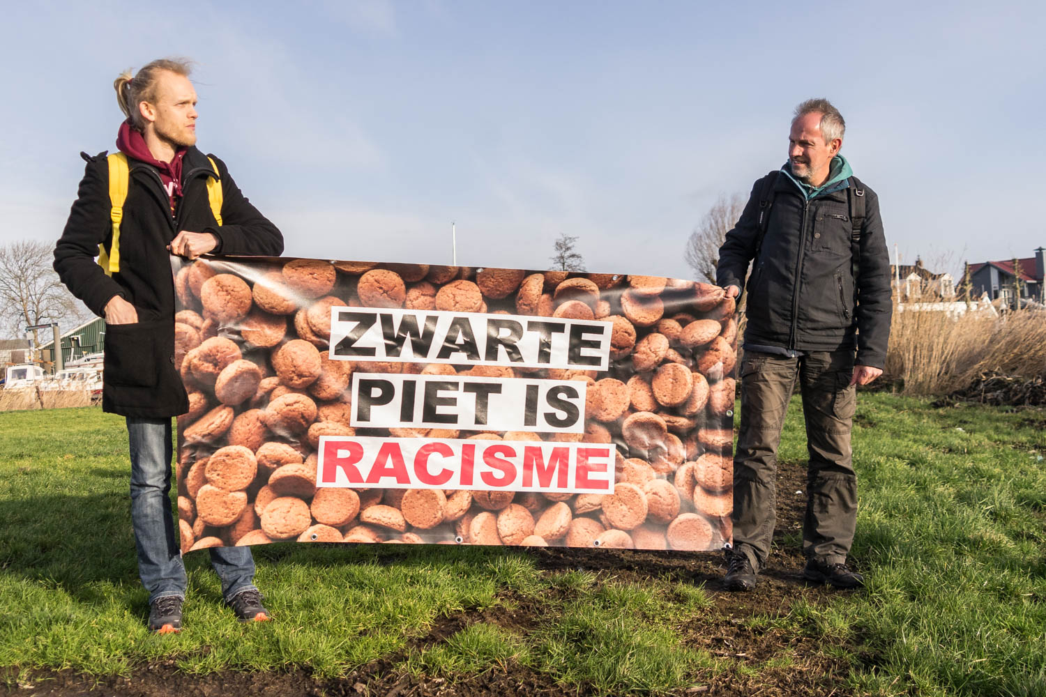 Zwarte Piet Demonstratie Friesland Grou Oscar Brak Fotografie